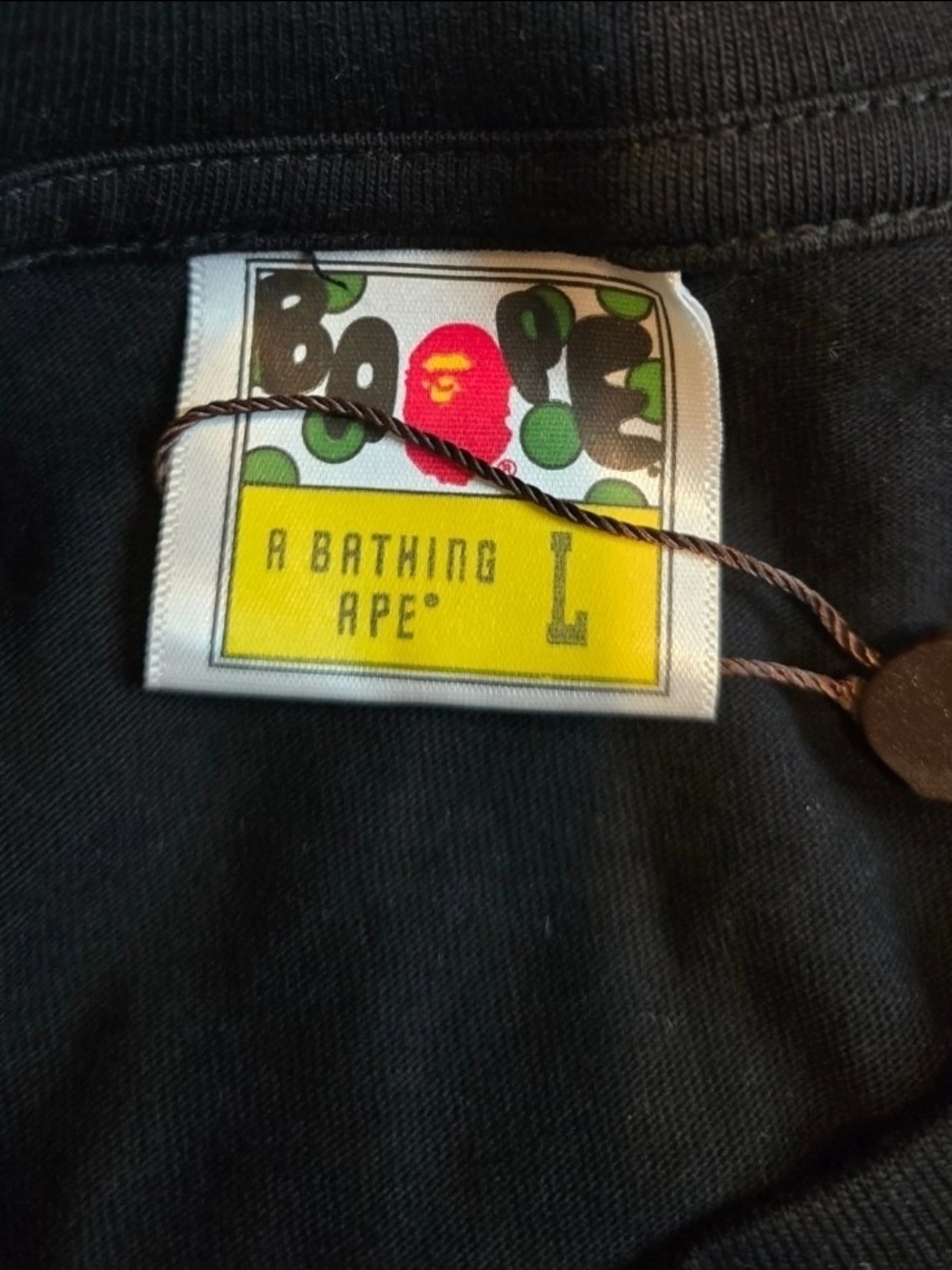 A Bathing Ape (BAPE) Camo Ape Head Tee - Black & Green Camo - Picture 3 of 4